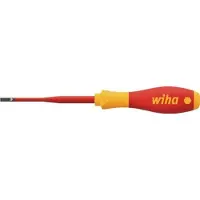Wiha Schraubendreher 3201 slimFix Schneiden-B.4,5mm Klingen-L.125mm VDE