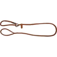 Kerbl Rundleder-Schlupfleine Roma 170cm, 8mm, cognac