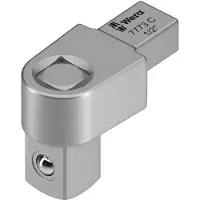 Wera 05078210001, Buchse, 1/2", Metrisch/imperial, 1 Kopf/Köpfe, 9,12 mm, Chrom-Vanadium-Stahl