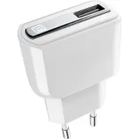 Cellularline USB Charger Kit 12W - Lightning - iPhone, iPad, iPod, Drinnen, AC, 1 m, Weiß
