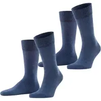 Falke Socken Happy Herren Navy Melange (2er-Pack)-Schuhgröße 39 - 42