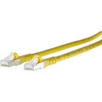 BTR NETCOM Cat6A, 7m, 7 m, Cat6a, RJ-45, RJ-45, Gelb