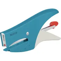 Leitz Metallheftzange 5577 Cosy, Hinterlademechanik, inkl. 1.000 Heftklammern, blau