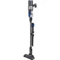 Clatronic ProfiCare PC-BS 3085 A Akku Bodenstaubsauger, Eco-Cyclon-Twin-Spin Akku-Sauger mit 25,9 V Lithium-Ionen-Akku (2200 mAh), anthrazit-blau