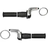 Sram 00.0000.200.786 Drehgriffschalter-Set Centera 9-fach hinten 00.0000.200.786 1:2 Micro Front, schwarz/silber (1 Set)