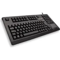Cherry TouchBoard G80-11900 Kabelgebundene Tastatur mit Touchpad, Schwarz, USB (QWERTZ - DE), Volle Größe (100%), Kabelgebunden, USB, Mechanischer Switch, QWERTZ, Schwarz