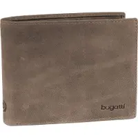 Bugatti Geldbörse "VOLO", Herren, braun, Leder, unifarben, Kleinlederwaren Geldbörse, echt Leder