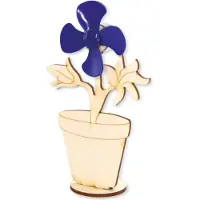 Solexpert SOL-EXPERT Bausatz, Solar-Blume "Blauer Enzian"