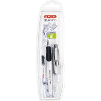 Herlitz Fllhalter my.pen, Federbreite: L, weiá/schwarz