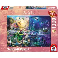 Schmidt Puzzle Nacht Drachenrennen 1000 Teile