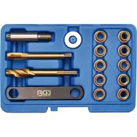 Bgs 8408 Reparaturset für Bremsgewinde M12 x 1,5, VAG, 15-tlg.