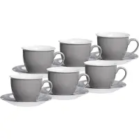 Ritzenhoff & Breker Milchkaffee Tassen mit Untertassen Doppio