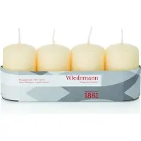 Wiedemann Kerzen Stumpen bisquit 4er Packung