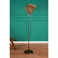 Opviq , Cone Floor, Stehlampen, Antiquierung, Metall, 30 x 30 x 165 cm