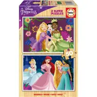 Educa Borras 2x50 Teile Disney Prinzessin Puzzle Rosa Rosa One Size