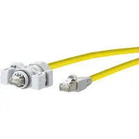 METZ CONNECT E-DAT Industry Patchkabel V6, IP67 - RJ45, 2 m