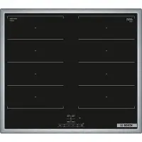 Bosch Serie 4 NXX645CB5E, Schwarz, Integriert, 60 cm, Zonen-Induktionskochfeld, Glaskeramik, 4 Zone(n)