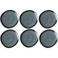 Villeroy & boch Gebäckteller Lave Gris 17 cm (6er-Set)