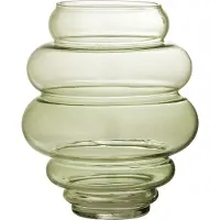 Bloomingville Blooming Ville Annhelene Vaas | Grün | Glas | 82060524