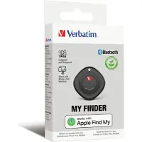 Verbatim My Finder, Persönlich, Finder, Schwarz, Staubresistent, Wasserdicht, Acrylnitril-Butadien-Styrol (ABS), Polycarbonat (PC), IP66