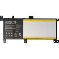 AccuCell Akku passend für ASUS X556UB, C21N1509, Li-Polymer, 7,6V, 5000mAh, 38,0Wh, built-in, ohne Werkzeug