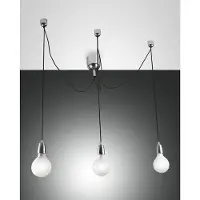 FABAS LUCE Pendelleuchte Blog E27 Ø120mm verchromt