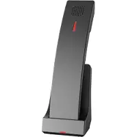 Snom HD1 DECT-Mobilteil Schwarz mit Ladeschale, kompatibel mit HD 101 Telefon