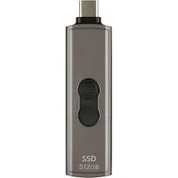 Transcend ESD330C, 512 GB, USB Typ-C, 1050 MB/s, 10 Gbit/s, Passwortschutz, Braun, Grau