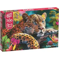 CherryPazzi Liegendes Leopardenpuzzle 500 Teile