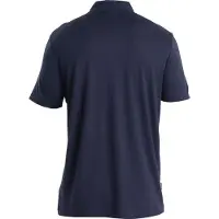 Icebreaker Merino 150 Tech Lite Iii Kurzarm-poloshirt Blau S Herren Blau S