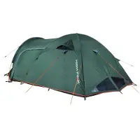 High Peak Kuppelzelt Kira 4.1 (dunkelgrün/grau, mit Tunnelvorbau, Climate Protection 80)