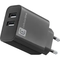 Interphone Cellularline Double Usb 12w+12w Ladegerät