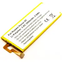 AGI 54859 - Akku - Huawei - Silber - Lithium Polymer (LiPo) - 2500 mAh - 3,8 V