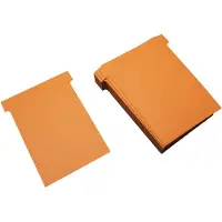 Ultradex T-Karten Breit Rotorange 9,2 x 12 cm 100 Stück