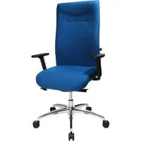 Schäfer Shop Bürostuhl SSI PROLINE XXL, Synchronmechanik, mit Armlehnen, bis 150 kg, blau