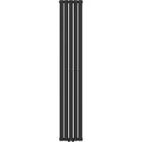 Neu.haus Röhrenheizkörper 'Nore' Schwarz 180x30cm Doppellagig 1122W