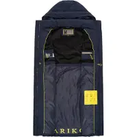 MARIKOO Steppweste "Narikaa Damen Winterweste N018", Damen, Gr. XS, blau (navy), Obermaterial: 100% Polyester PES., Westen Steppweste