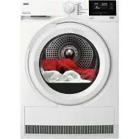 AEG Series 7000 TR719G2PB, Freistehend, Frontlader, Wärmepumpe, Weiß, Drehregler, Touchsteuerung, LCD