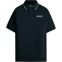 Red Bull Racing Tipped Logo Kurzarm-poloshirt