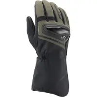 Ixon MS Drizzle Khaki Schwarz Wasserdichte Handschuhe Größe S
