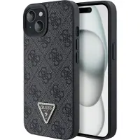 GUESS Guhcp15sp4tdpk Iphone 151413 6.1 Leather 4g Diamond Triangle Handyhülle