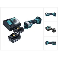 Makita DTM 52 RG Akku Multifunktionswerkzeug 18 V Starlock Max Brushless + 2x Akku 6,0 Ah + Ladegerät