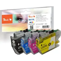 Peach Patrone Brother LC-421XL MultiPack kompatibel - Kompatibel - Tintenpatrone