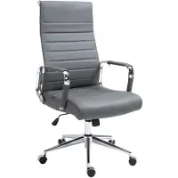 CLP Bürostuhl ergonomisch Kolumbus Echtleder, Schreibtischstuhl höhenverstellbar stufenlos, Drehstuhl mit Rollen bis 150 kg belastbar