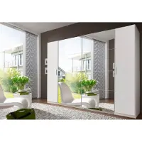 Wimex Dreh-/ Schwebetürenschrank Vito , weiß , Maße (cm): B: 316 H: 208 T: 65.0