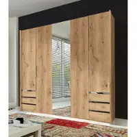 Wimex Drehtürenschrank mit Laden B: 250 cm Level, Eiche Dekor