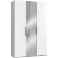 Wimex Drehtürenschrank Level 36A mit Spiegel ca. 150 cm Weiß