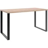 Wimex Home Desk Schreibtisch Eiche Sägerau/Schwarz