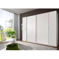 Wimex Dreh-/ Schwebetürenschrank Vito , weiß , Maße (cm): B: 316 H: 208 T: 65.0
