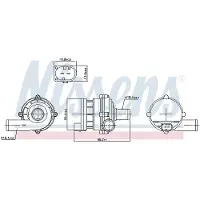Nissens Zusatzwasserpumpe 832169